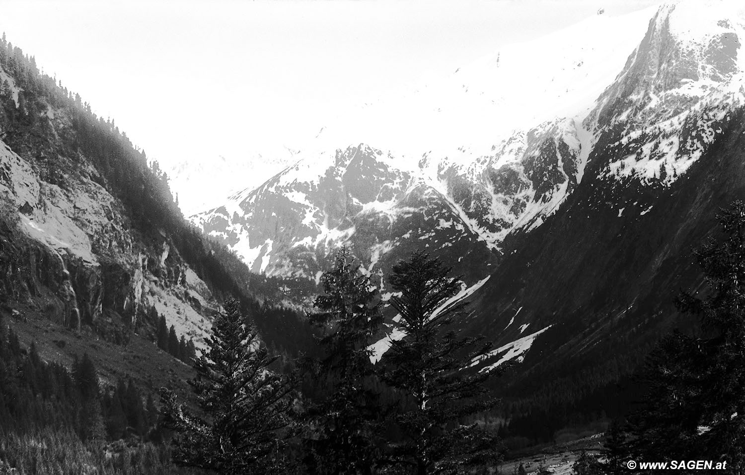 Zillertal, Zemmgrund vor Grawandhütte, 14. Juli 1919