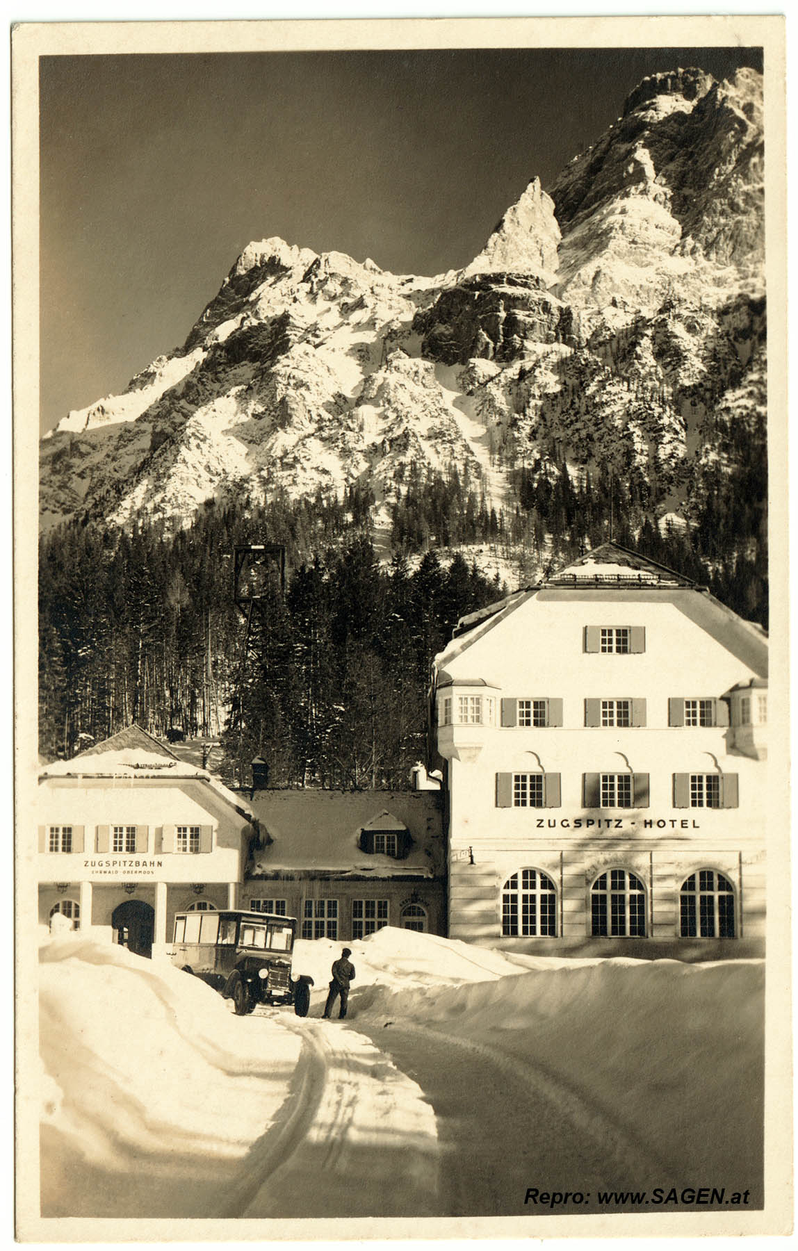 Zugspitzbahn Ehrwald Tirol 1930er Jahre